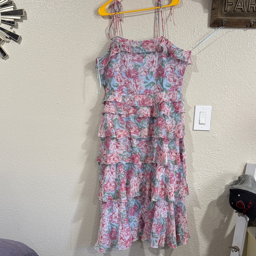 Wayf Pastel Floral Dress